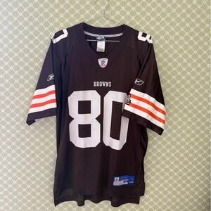 Vintage 2000s Reebok Cleveland Browns home Kellen Winslow jersey